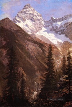 Montañas Rocosas Canadienses Glaciar Asulkan Albert Bierstadt Montaña Pinturas al óleo